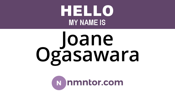 Joane Ogasawara