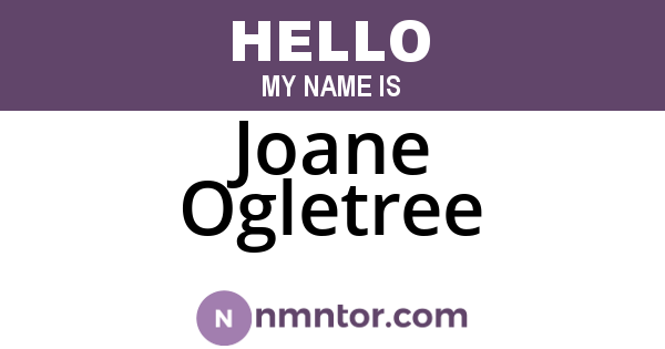 Joane Ogletree