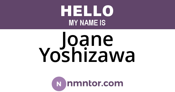 Joane Yoshizawa