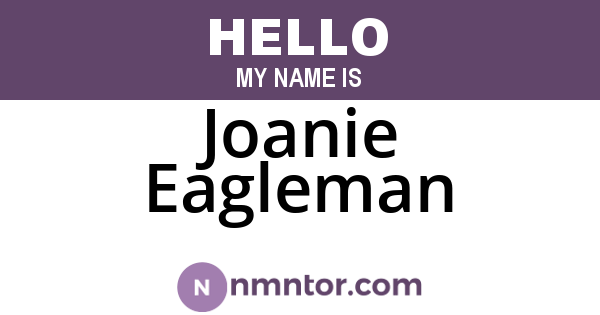 Joanie Eagleman