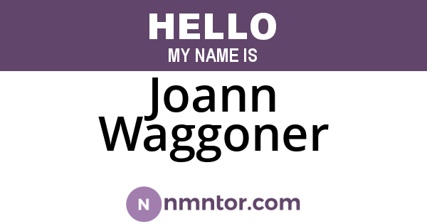 Joann Waggoner