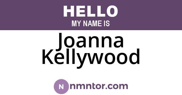 Joanna Kellywood