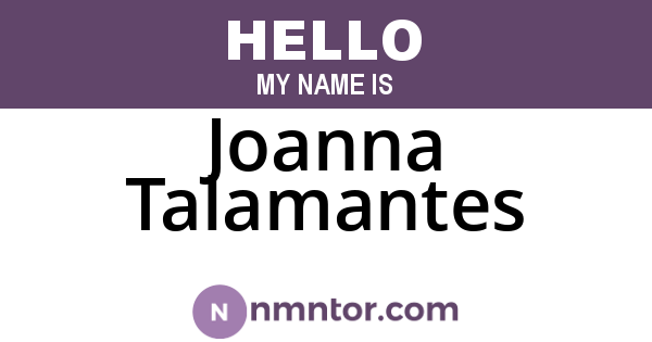 Joanna Talamantes