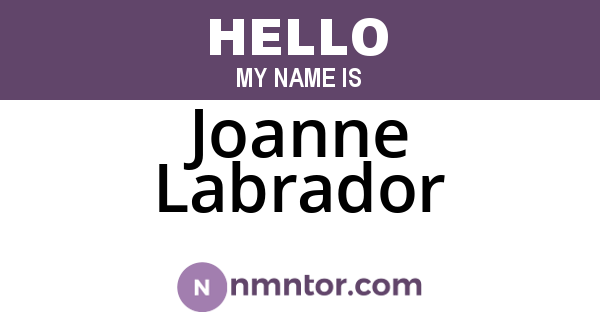 Joanne Labrador