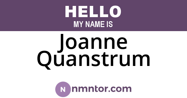 Joanne Quanstrum