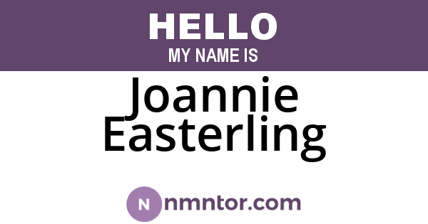 Joannie Easterling