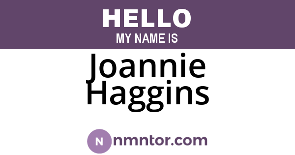 Joannie Haggins