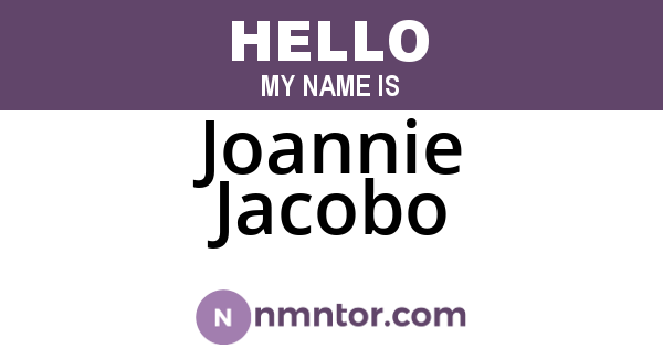 Joannie Jacobo