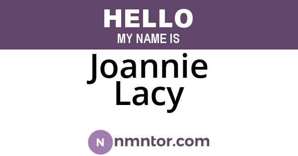 Joannie Lacy