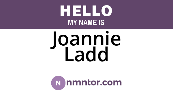 Joannie Ladd