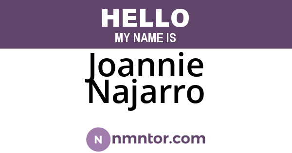 Joannie Najarro