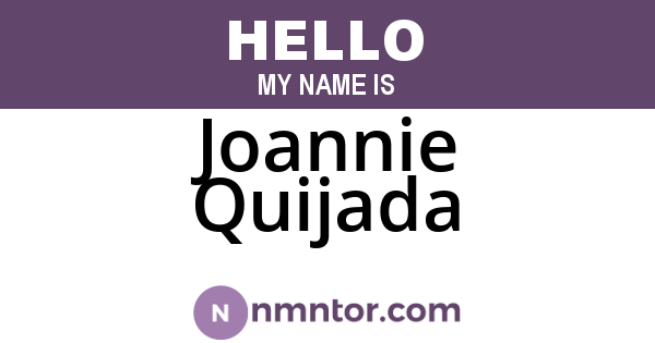 Joannie Quijada