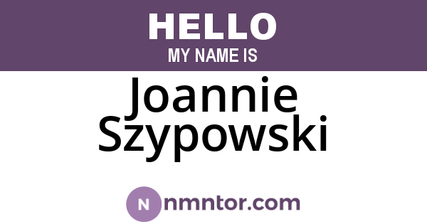 Joannie Szypowski