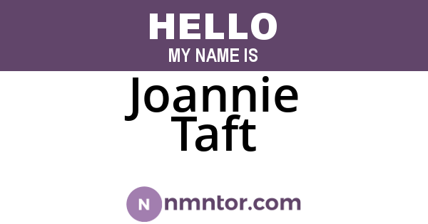 Joannie Taft