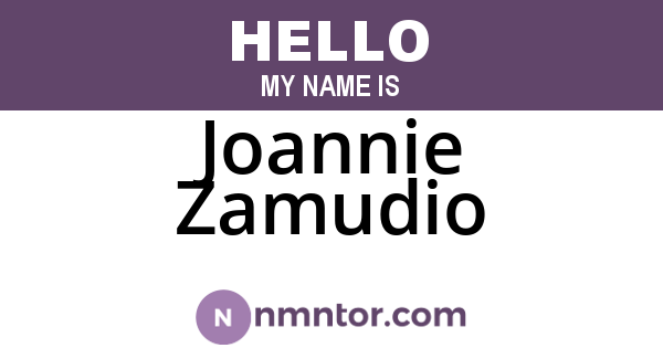 Joannie Zamudio