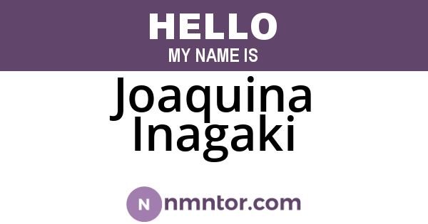 Joaquina Inagaki