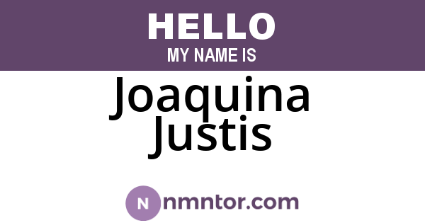 Joaquina Justis