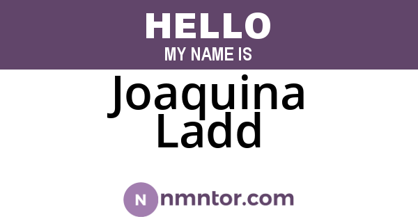 Joaquina Ladd