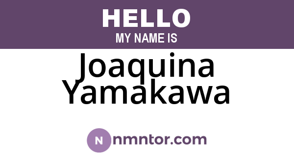 Joaquina Yamakawa