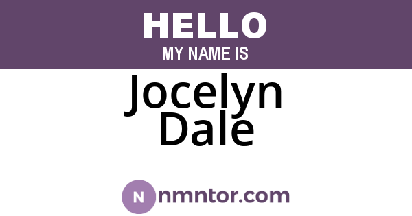 Jocelyn Dale