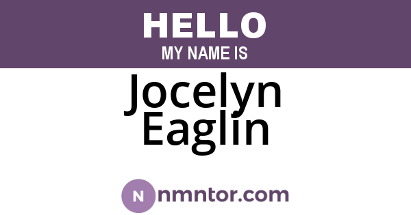 Jocelyn Eaglin