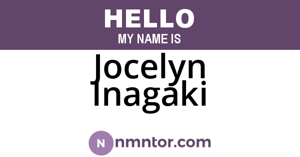Jocelyn Inagaki