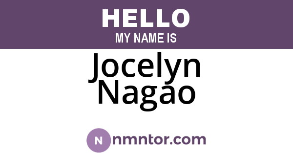 Jocelyn Nagao