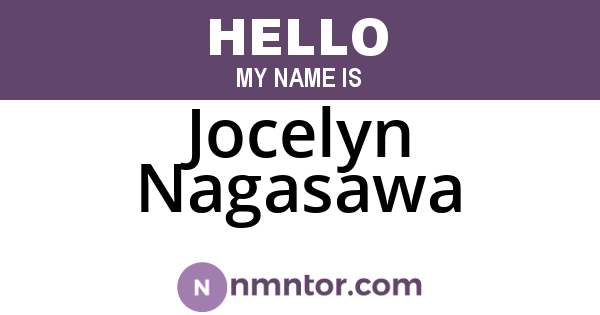 Jocelyn Nagasawa