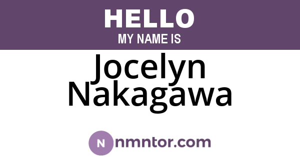 Jocelyn Nakagawa