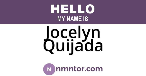 Jocelyn Quijada