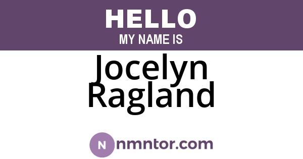 Jocelyn Ragland