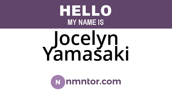 Jocelyn Yamasaki