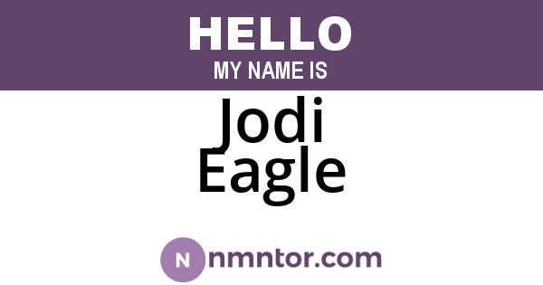 Jodi Eagle