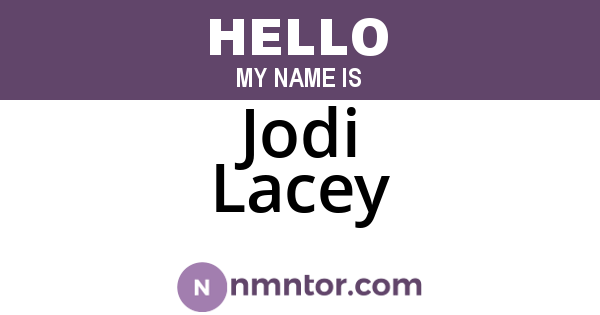 Jodi Lacey