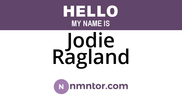 Jodie Ragland