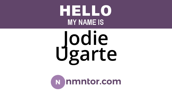 Jodie Ugarte