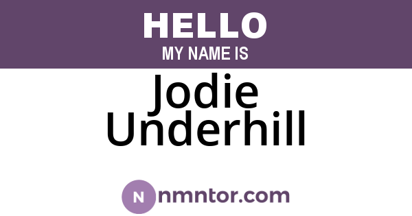 Jodie Underhill