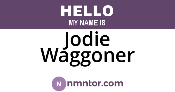 Jodie Waggoner