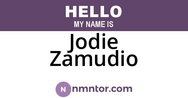 Jodie Zamudio