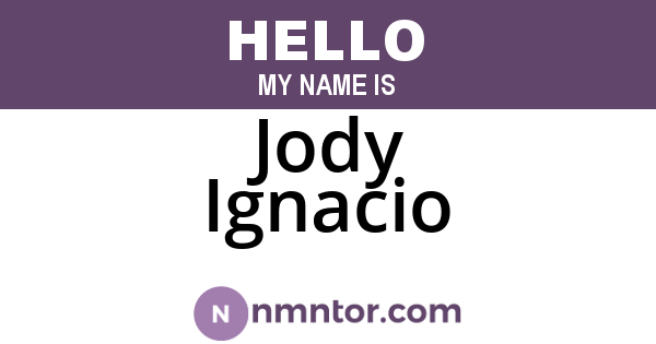 Jody Ignacio