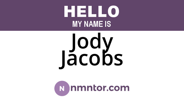 Jody Jacobs