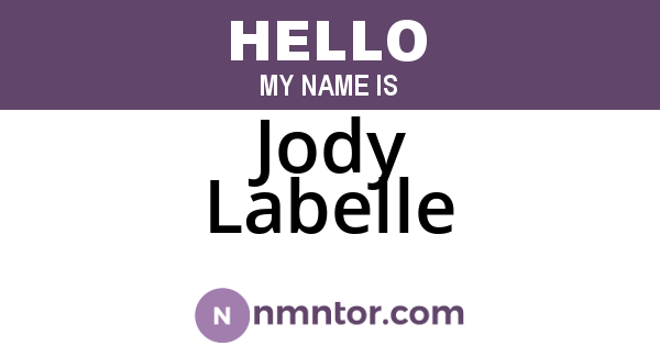 Jody Labelle