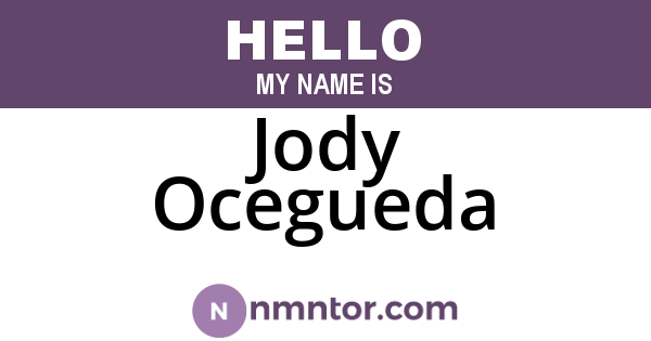 Jody Ocegueda