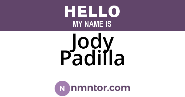 Jody Padilla
