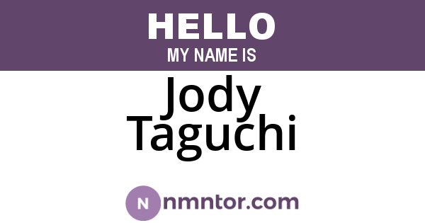 Jody Taguchi