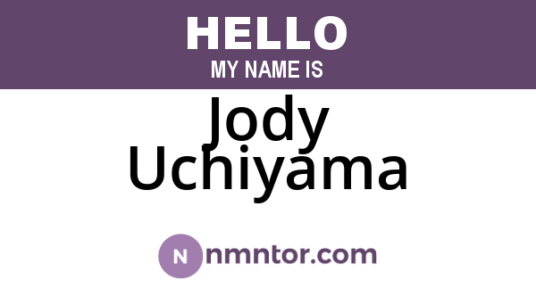 Jody Uchiyama