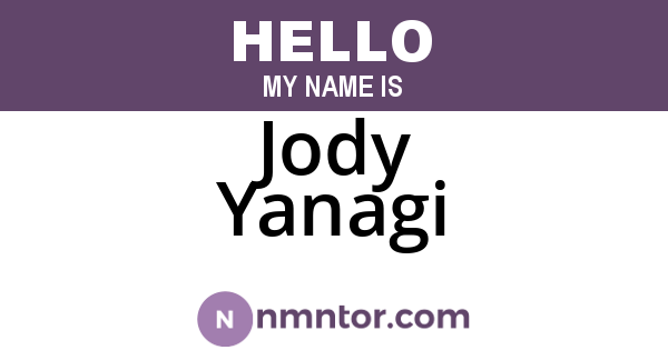 Jody Yanagi