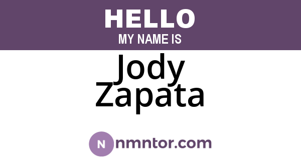 Jody Zapata