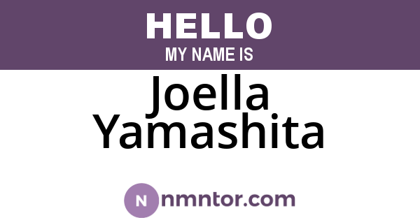 Joella Yamashita