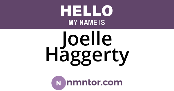Joelle Haggerty